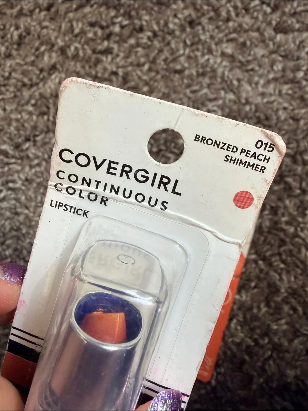 COVERGIRL Continuous Color Lipstick 015 Bronzed Peach / Shimmer h (1 per order)